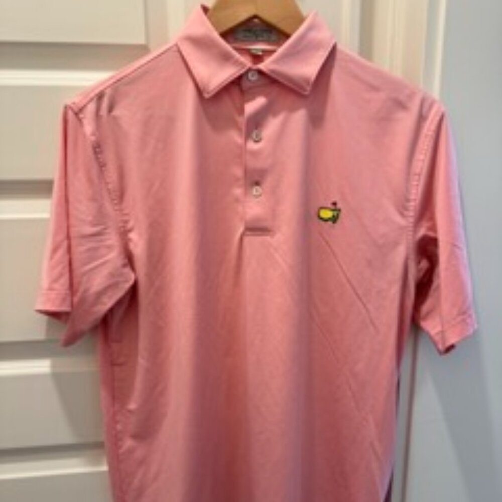 Peter Millar Masters Summer Comfort Polo Shirt Pink Small